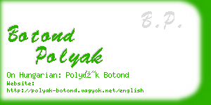 botond polyak business card